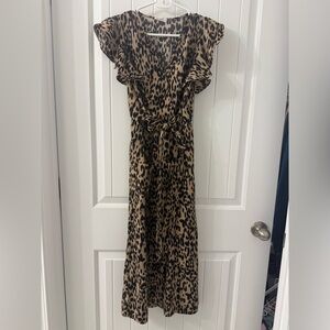 Sienna Sky leopard Print Dress